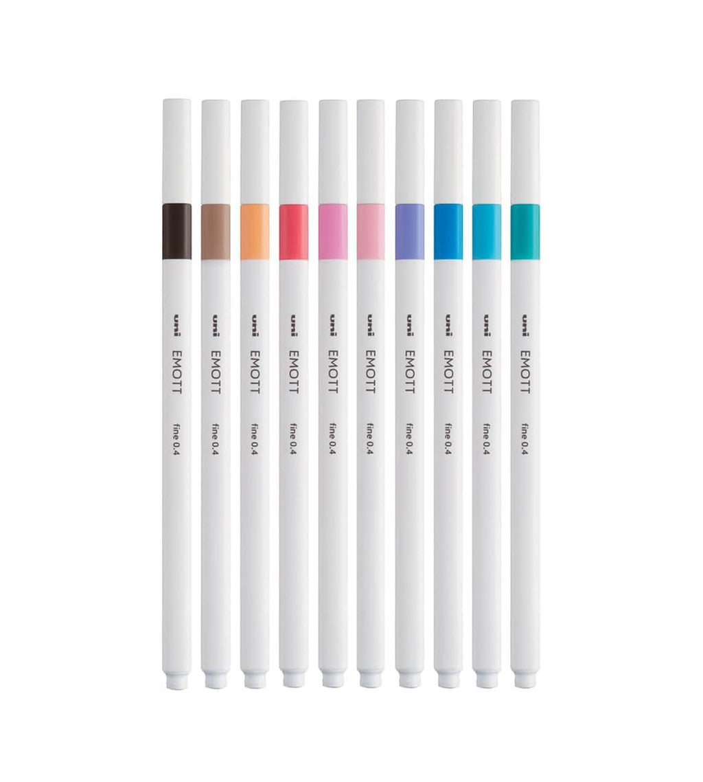 Fineliner - Uni Emott Set no 2 Blooms & Berries 10-pack