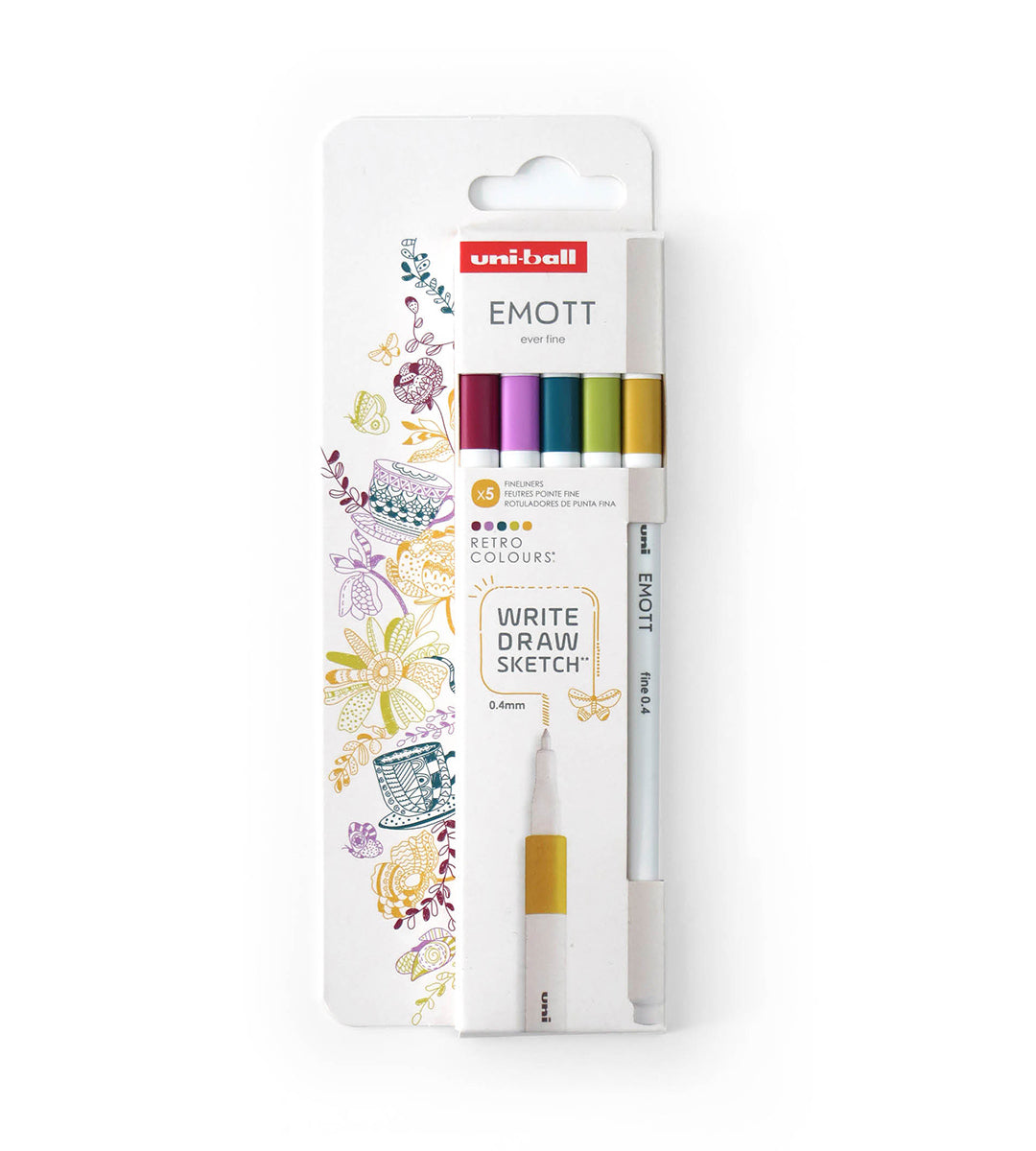 Fineliner - Uni Emott Set - 5-pack