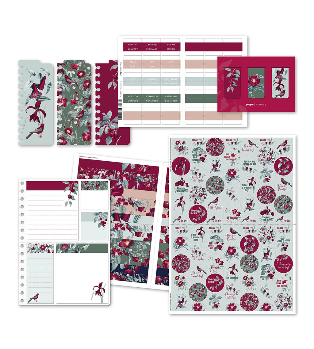 Kit - Cherry me up  till almanacka - storlek A5, A4