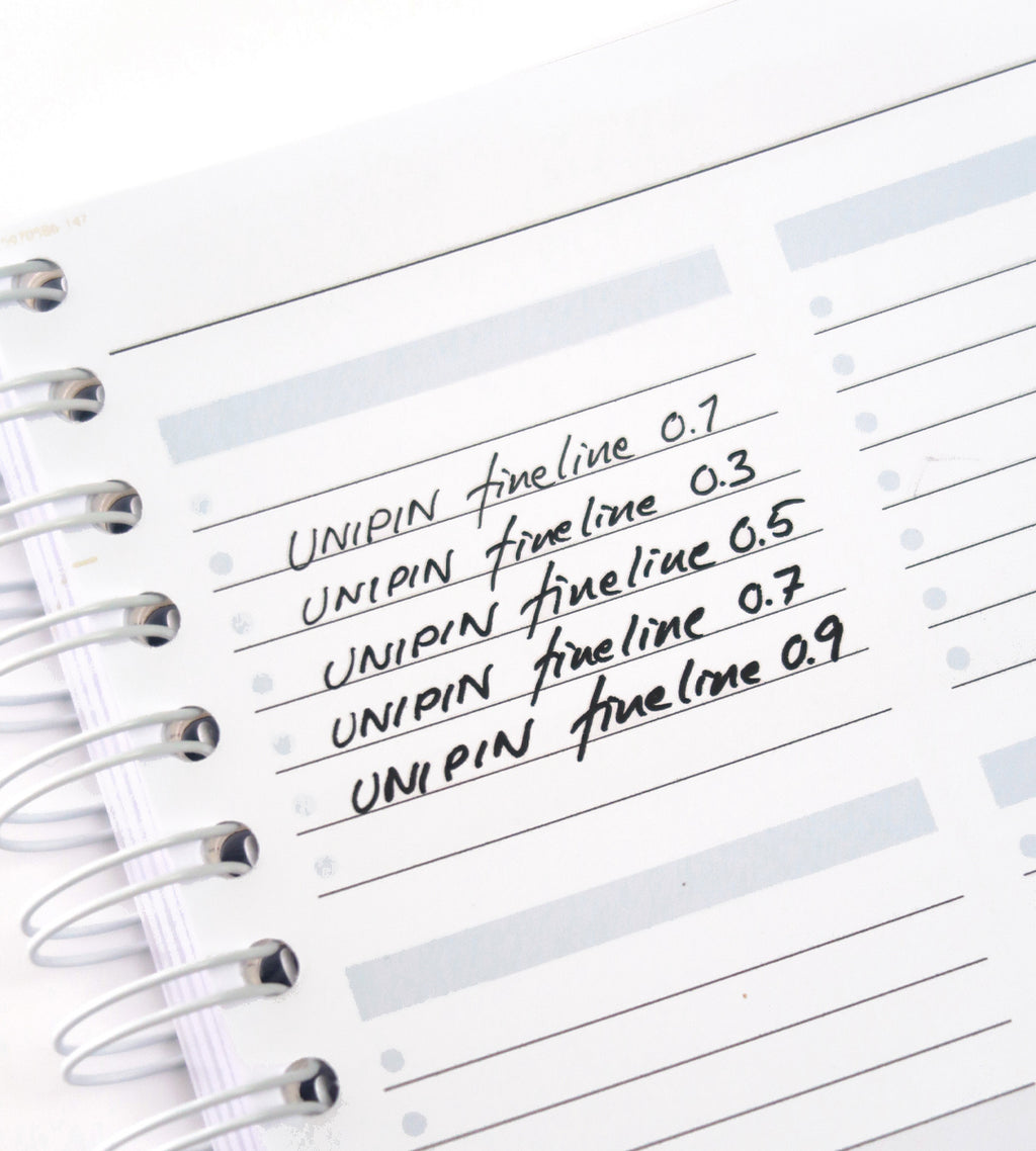Fineliner - Uni Pin 5-pack - svart