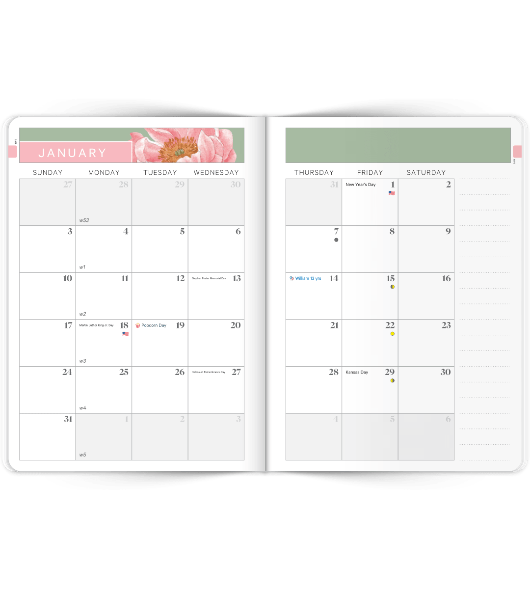 Almanacka - Softcover A6 - Personal Planner