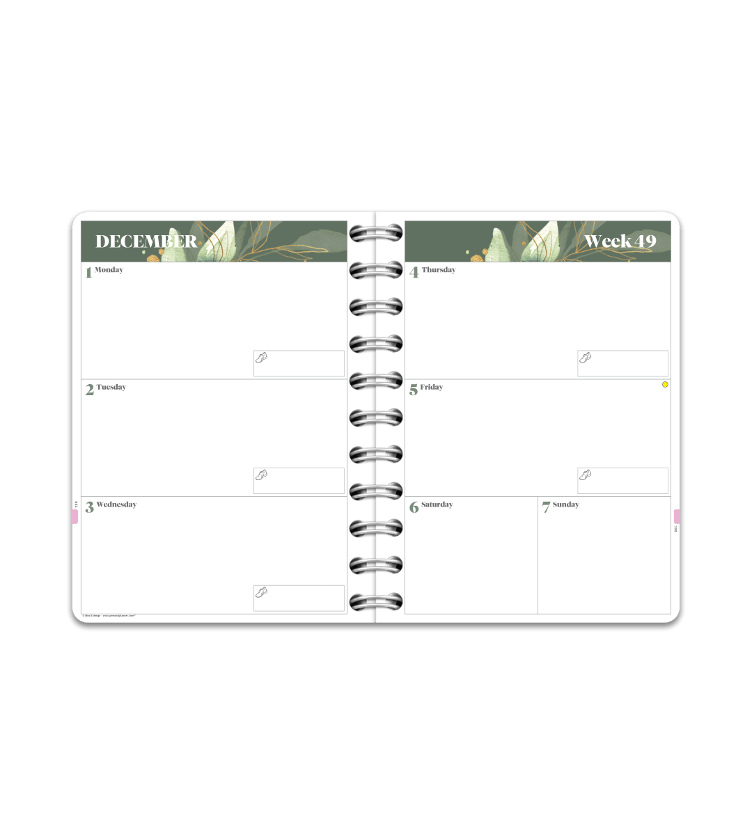 Almanacka - Spiralbindning A6 - Personal Planner