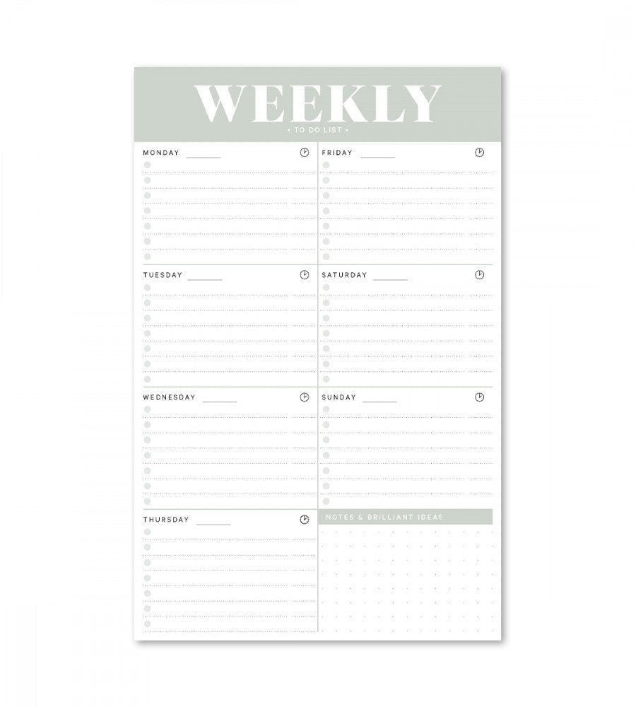 Anteckningsblock - Weekly A5 - Personal Planner