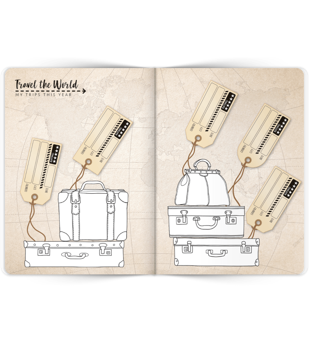 Anteckningsbok - Softcover A6 - Personal Planner