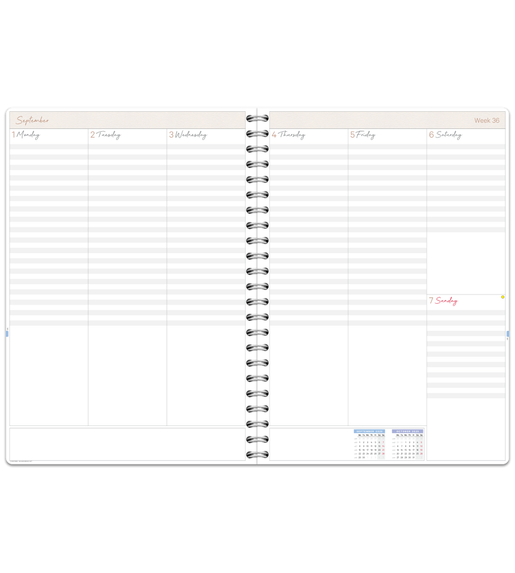 Almanacka - Spiralbindning A4