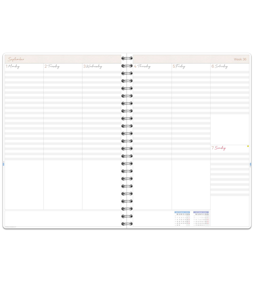 Almanacka - Spiralbindning A4