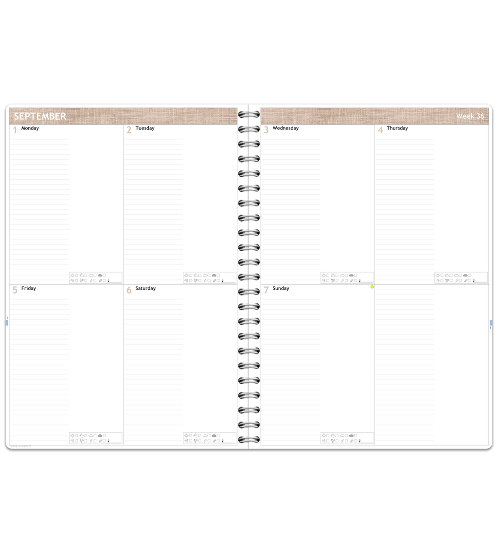 Almanacka - Spiralbindning A4