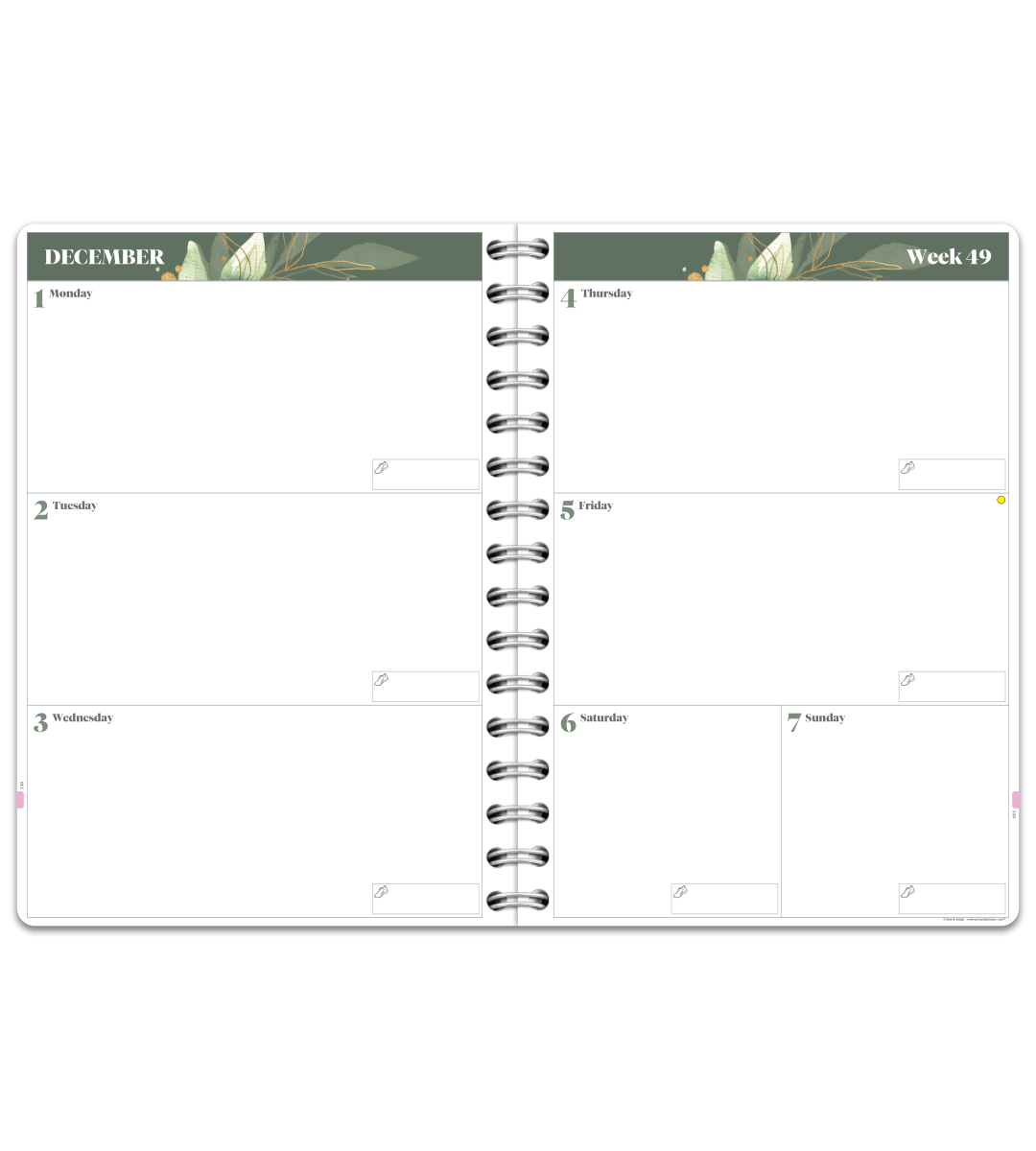 Almanacka - Spiralbindning A5