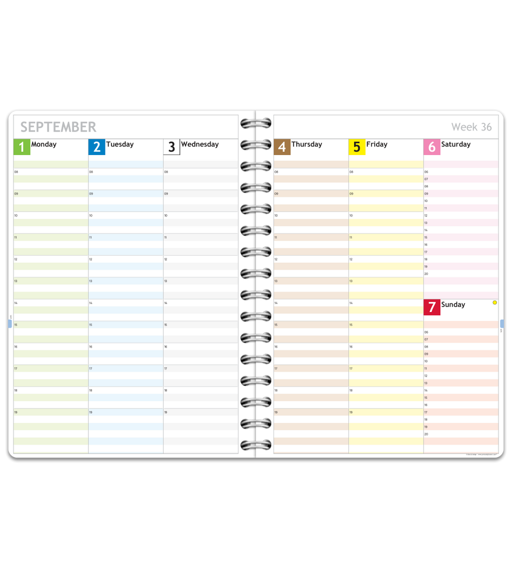 Almanacka - Spiralbindning A5
