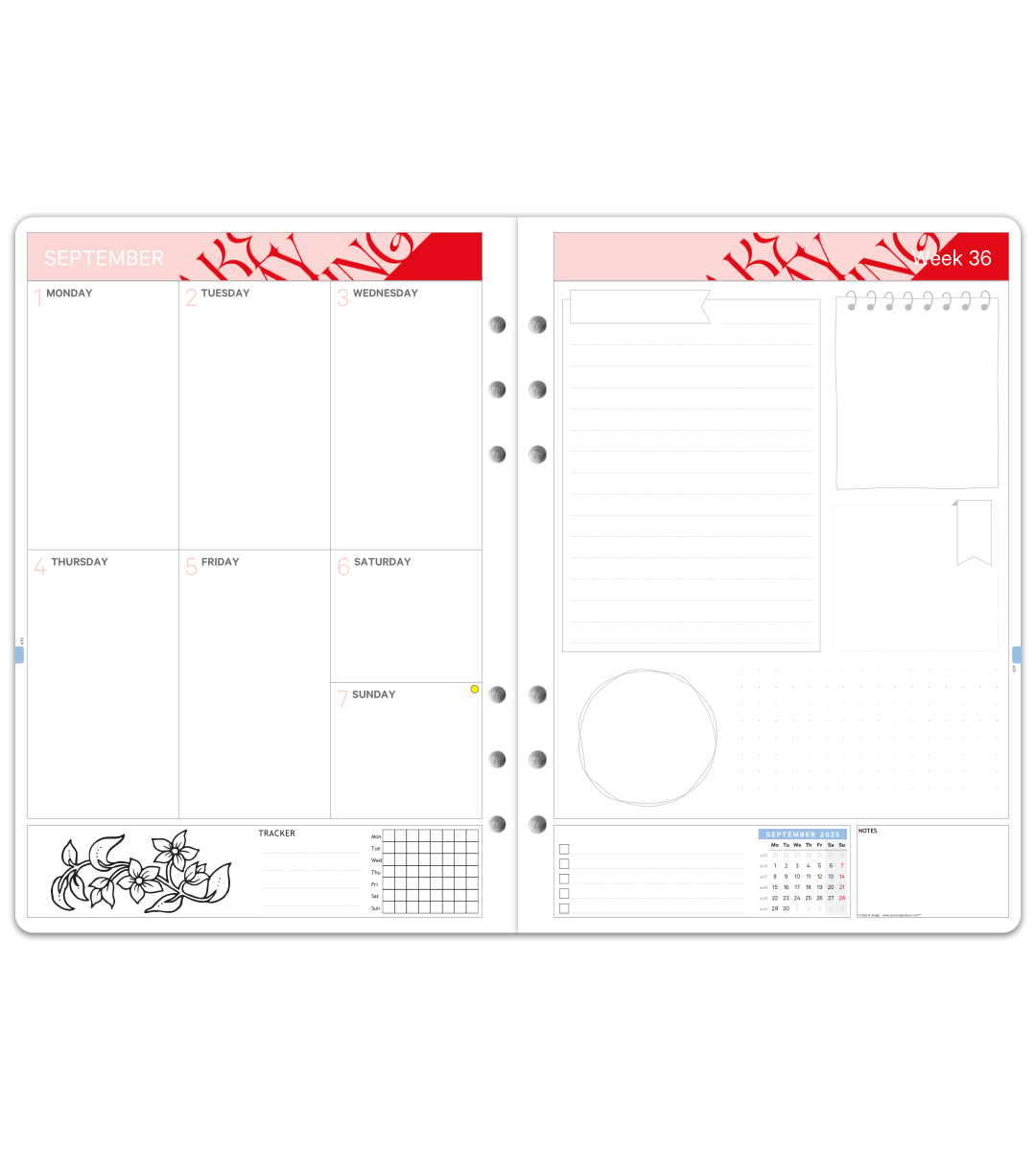 Systemkalender - Inlaga A5