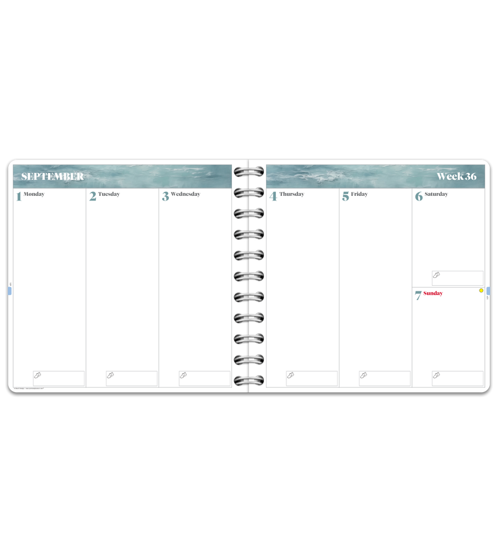 Almanacka - Spiralbindning Mellan