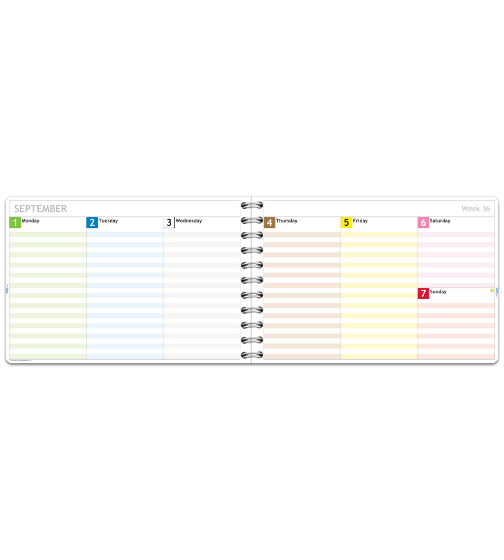 Almanacka - Spiralbindning Stor