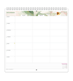 Familjekalender - Veckoöversikt