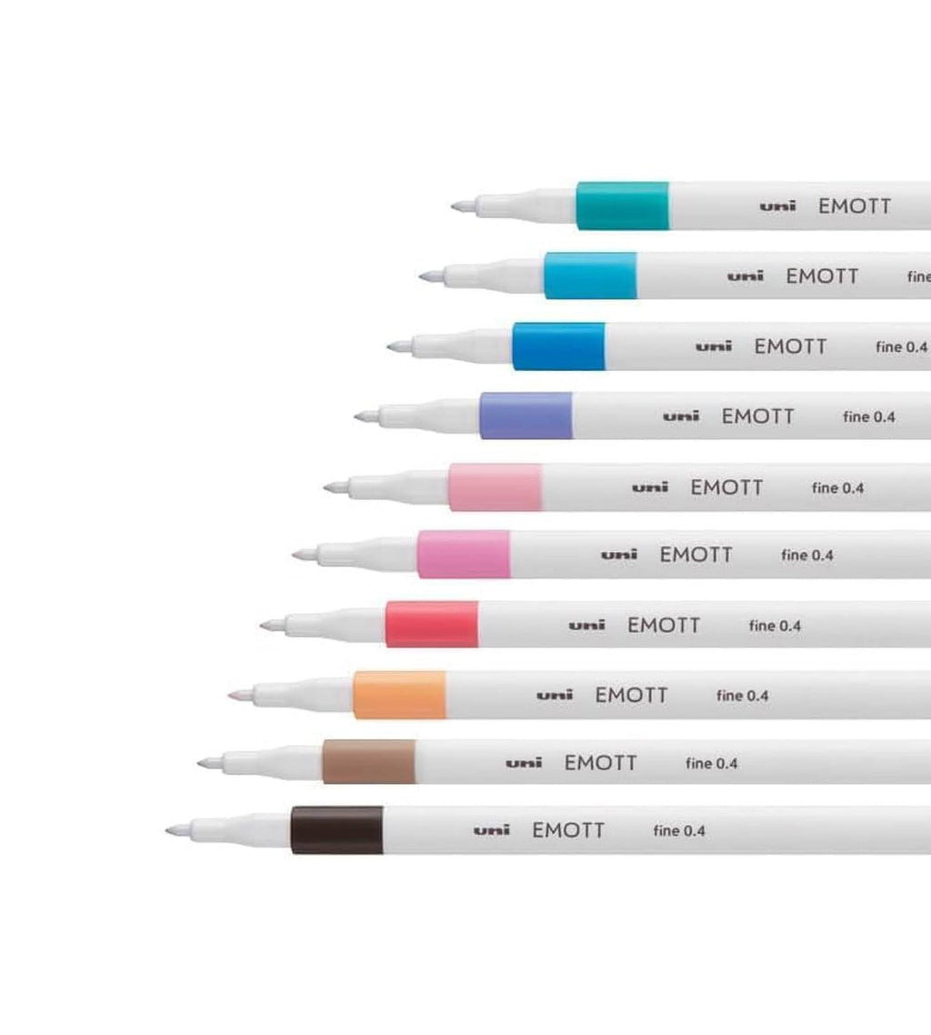 Fineliner - Uni Emott Set no 2 Blooms & Berries 10-pack - Personal Planner