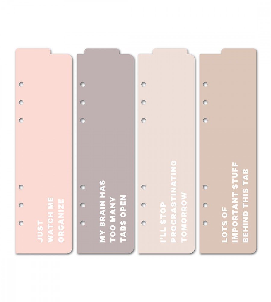 Flikar - Flikar till systemkalender - 4-pack A5 - Personal Planner