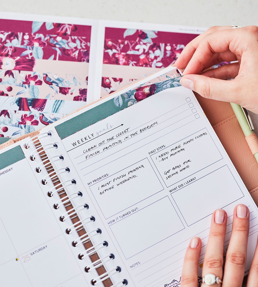 Klistermärken - Cherry me up (Headers) - Personal Planner