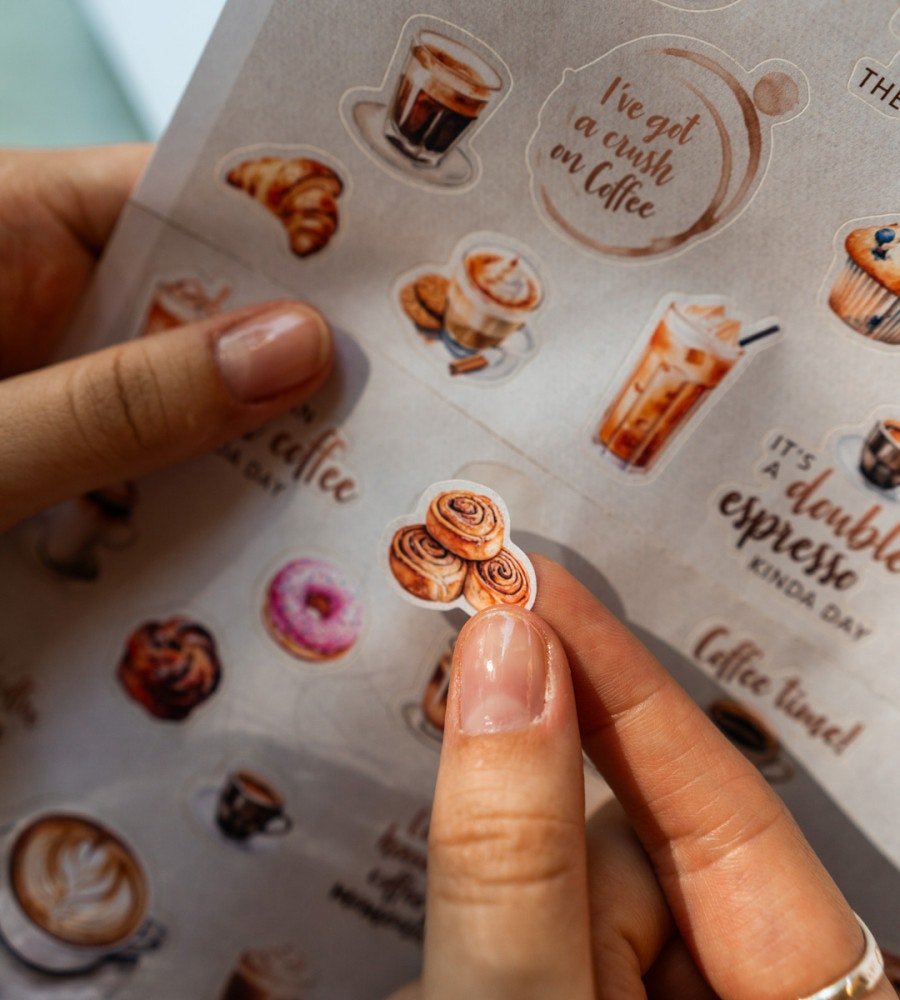 Klistermärken - Coffee Crush - Personal Planner