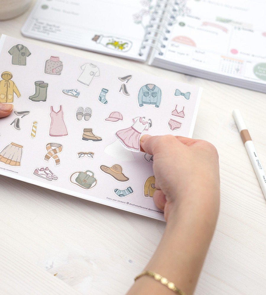 Klistermärken - My Closet - Personal Planner