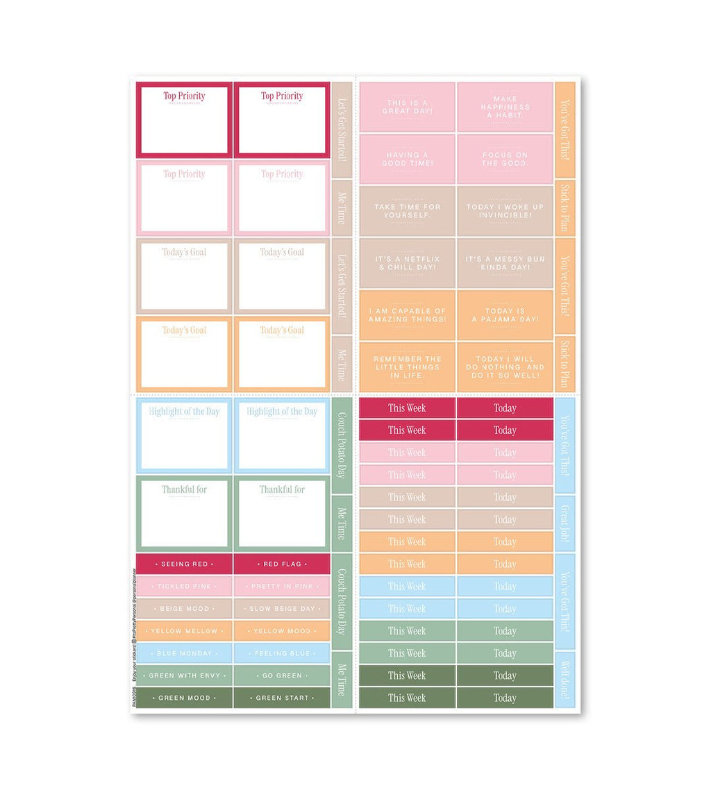 Klistermärken - Stick to me 10-pack - Personal Planner
