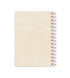 Notebook Creme Suede - Spiralbindning A5 - Personal Planner
