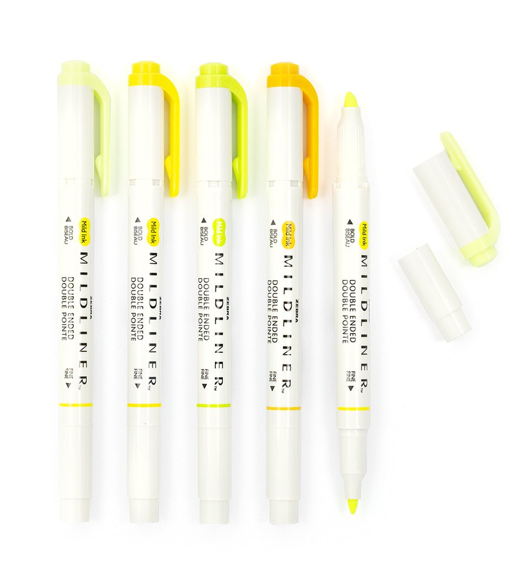 Överstrykningspenna - Zebra Mildliner 5-pack - Personal Planner