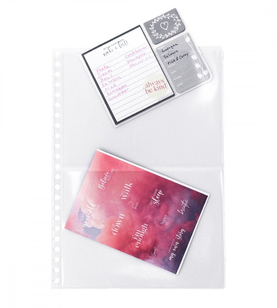 Plastficka - Plastficka till almanacka A4 - Personal Planner
