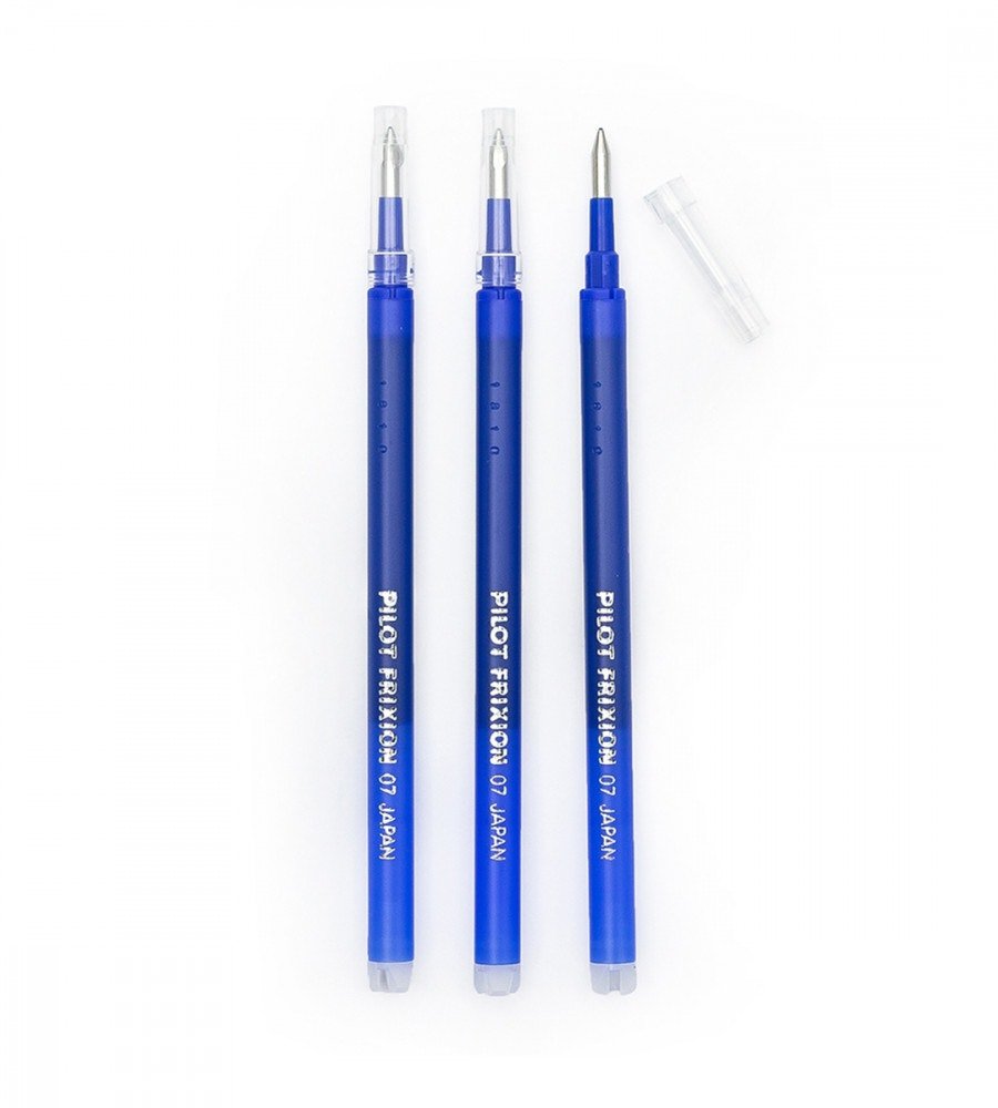 Refill Kulspetspenna - Pilot FriXion Clicker 0.7 - 3-pack - Personal Planner