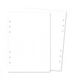 Refillsidor - Blanka 12-pack till Systemkalender - storlek A5 - Personal Planner