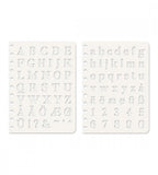 Ritschablon - Ritschablon till almanacka - Letters 2-pack - Personal Planner