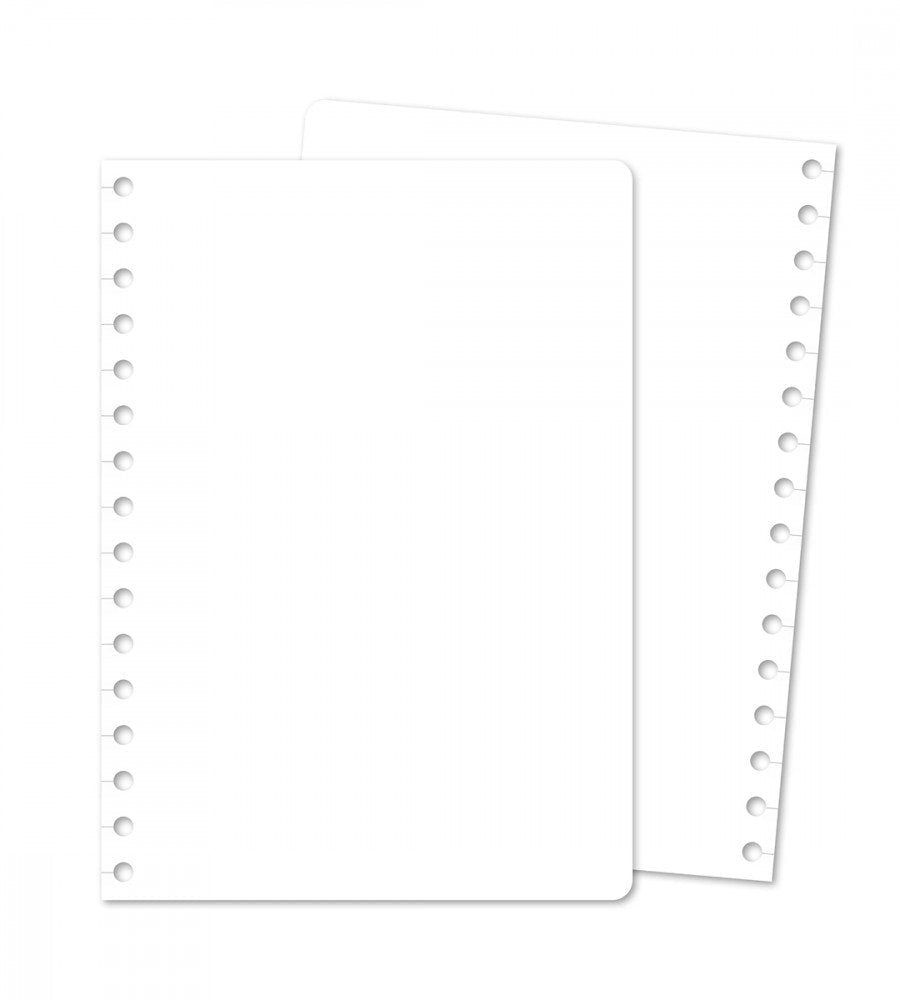 Snap in refillsidor - Blanka 12-pack till almanacka - storlek A5 - Personal Planner