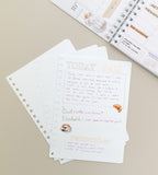 Snap in refillsidor - Blanka 12-pack till almanacka - storlek A5 - Personal Planner
