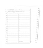 Snap in refillsidor - Dagens tacksamhet till almanacka - Storlek A5 - Personal Planner