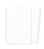 Snap in refillsidor - Punkt-rutor 12-pack till almanacka - storlek A5 - Personal Planner
