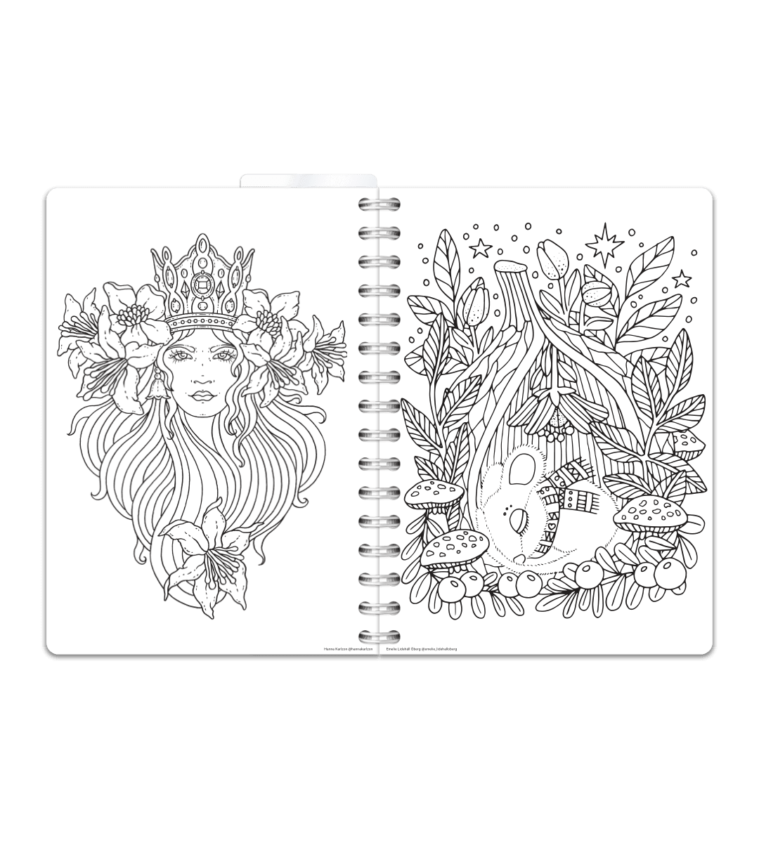Spiralbindning A5 - Gästbok - Personal Planner