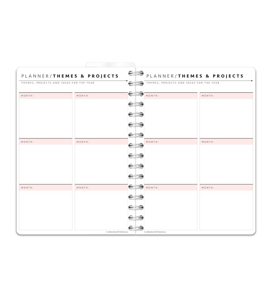 Spiralbindning A5 - Lärarkalender - Personal Planner