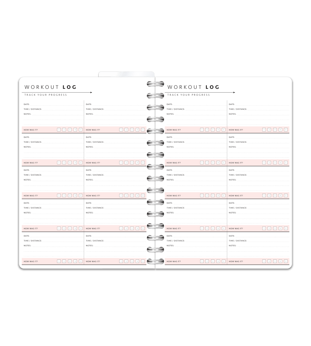 Spiralbindning A5 - Selfcare journal - Personal Planner