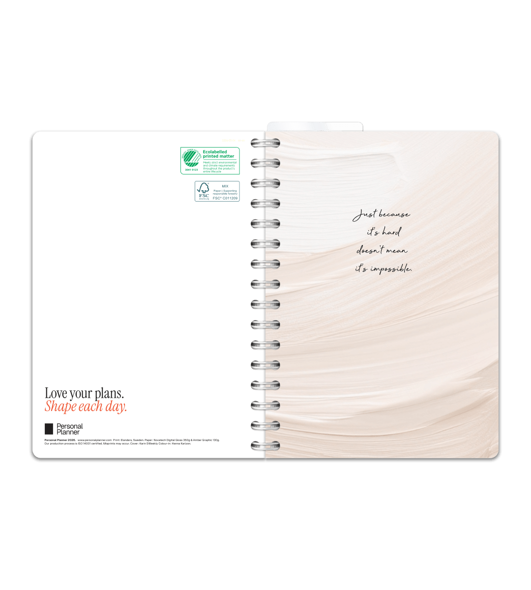 Spiralbindning A5 - Studentkalender - Personal Planner