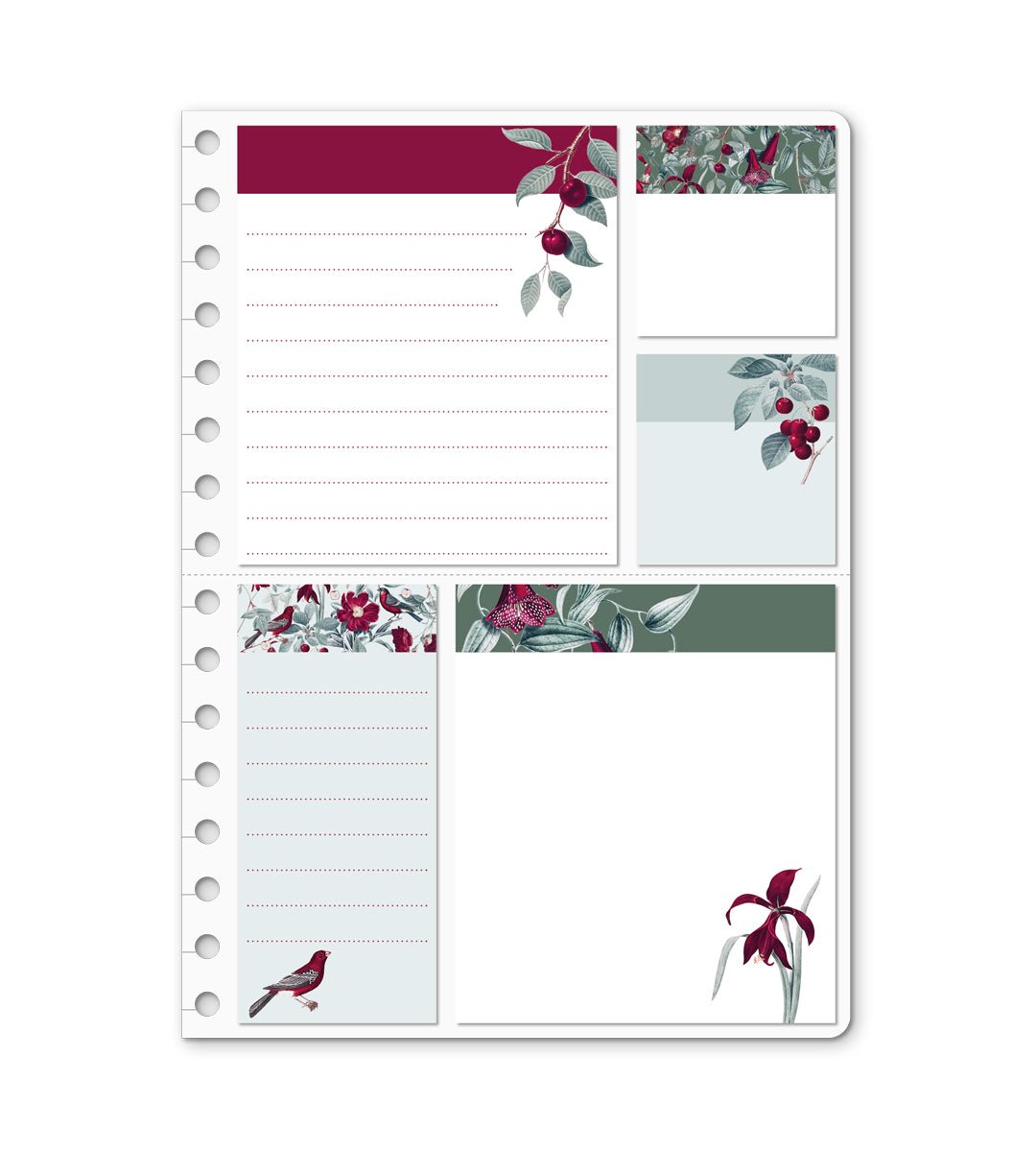 Sticky Notes - Sticky Notes till almanacka - A5, A4 - Personal Planner